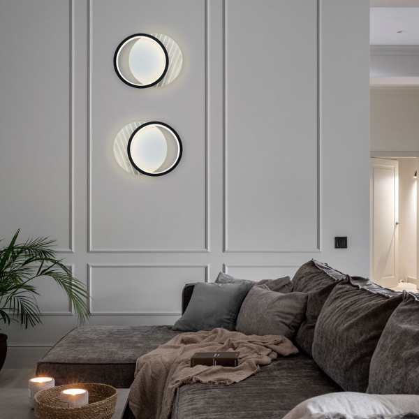 Настенный светильник LED4U L7320-2 BK Настенный светильник LED4U L7320-2 BK