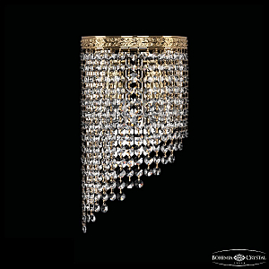 Настенный светильник Bohemia Ivele Crystal 83401BL/18IV-34 G R