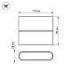 Настенный светодиодный светильник Arlight SP-Wall-110WH-Flat-6W Day White 021086