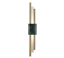 Настенный светильник Crystal Lux CARTA AP6W LED GREEN/BRASS