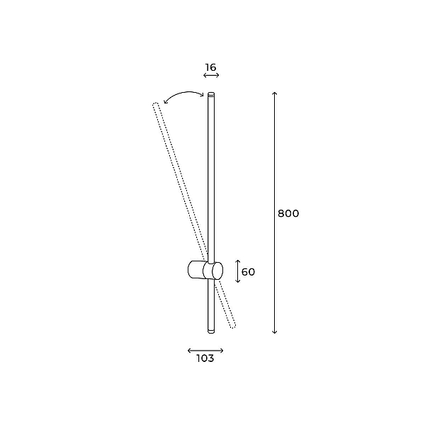 Настенный светильник Hesby Lighting Edge HSBL_0225
