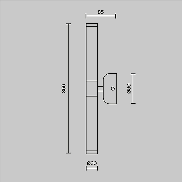 Настенный светильник Maytoni Modern Axis MOD106WL-L10G3K