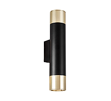 Настенный светильник Lampit Lineo LDW 1101-2 BK+GD