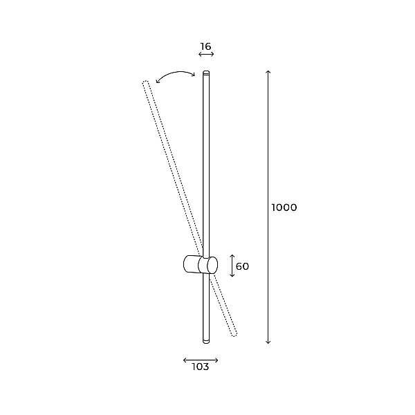 Настенный светильник Hesby Lighting Edge HSBL_0226