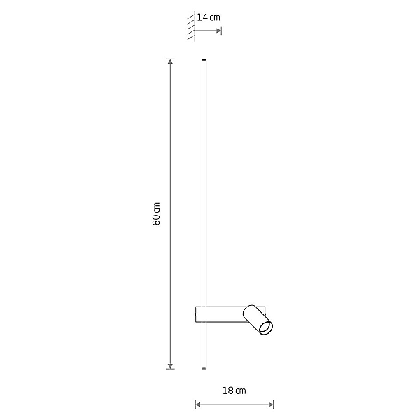 Настенный светильник Nowodvorski Easy Led Left White 11578