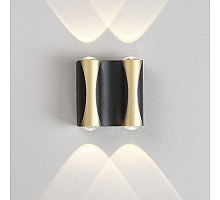 Уличный настенный светильник Crystal Lux CLT 022W2 BL-GO 4000K