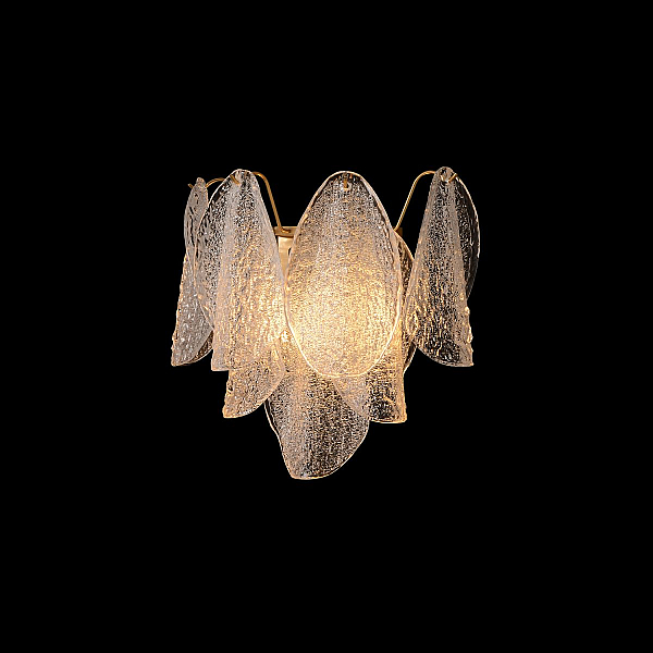 Настенный светильник Crystal Lux EMILIA AP2 BRASS