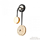 Настенный светильник Arte Milano Ferrara 279169/2B BK/GD