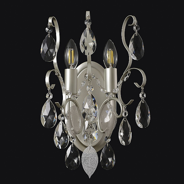 Настенный светильник Crystal Lux Esmiralda AP2 Silver