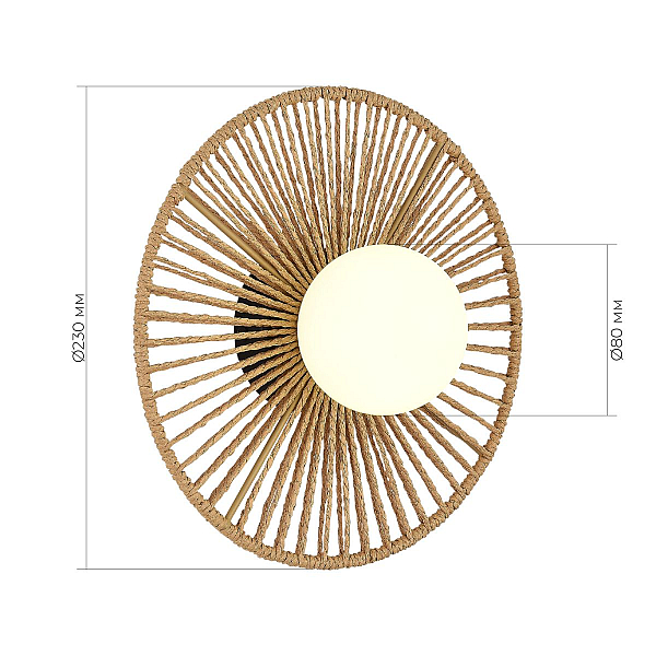 Настенный светильник Evoluce LOOM SLE6022-601-01
