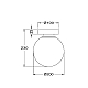 Настенный светильник Maytoni Basic form MOD321WL-01B1