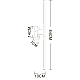 Настенный светильник Arte Lamp Lines A2029AP-1BK