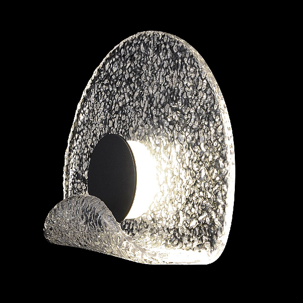 Настенный светодиодный светильник Crystal Lux Wave AP6W Led Transparent