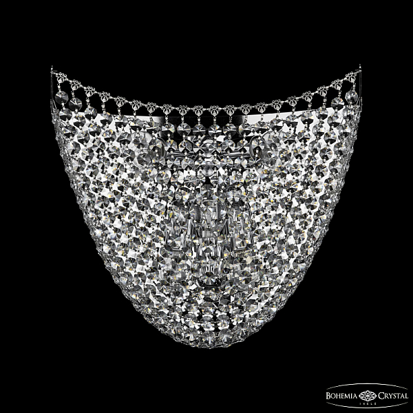 Настенный светильник Bohemia Ivele Crystal 77071B/34 Ni