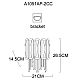 Настенный светильник Arte Lamp NICOLETTA A1051AP-2CC
