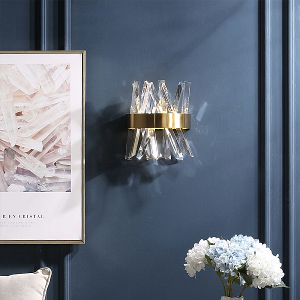 Настенный светильник Delight Collection Akasha II 88021W brass
