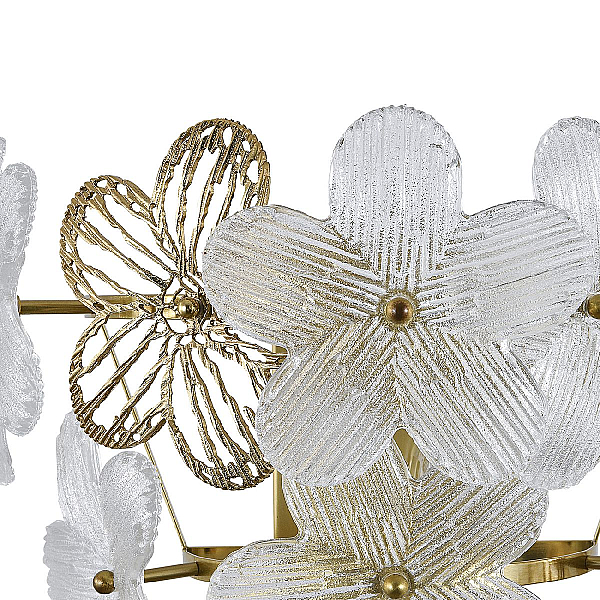 Настенный светильник Indigo Fiori 12049/2W Brass V000554