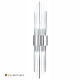 Настенный светильник Crystal Lux Atento AP2 Chrome/Transparente