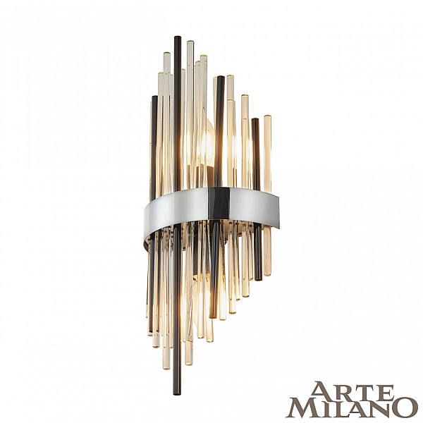 Настенный светильник Arte Milano 1A.D170.H450.E14.2 Bk
