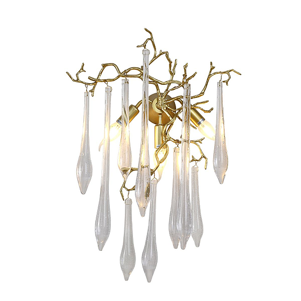 Бра Crystal Lux Reina AP3 Gold Pearl