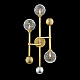 Настенный светильник Delight Collection Fluxus W68084-3 gold