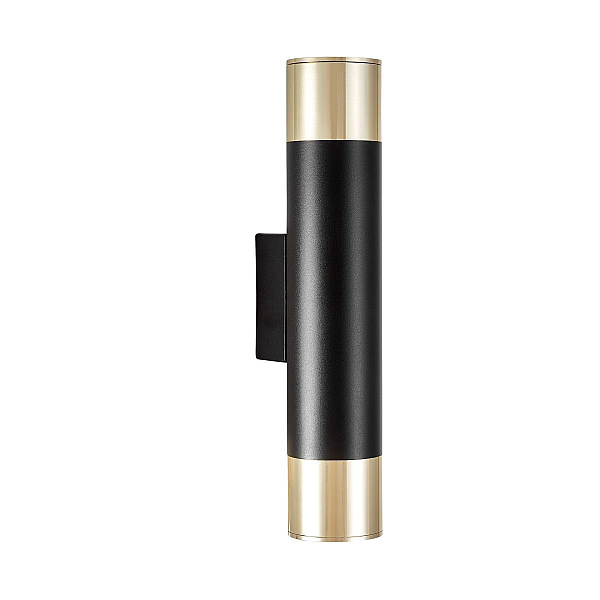 Бра Lumina Deco Tuba LDW 1101-2 BK+GD