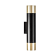 Бра Lumina Deco Tuba LDW 1101-2 BK+GD