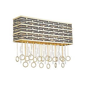 Настенный светильник Lucia Tucci Perso W4930.3 Gold&Black