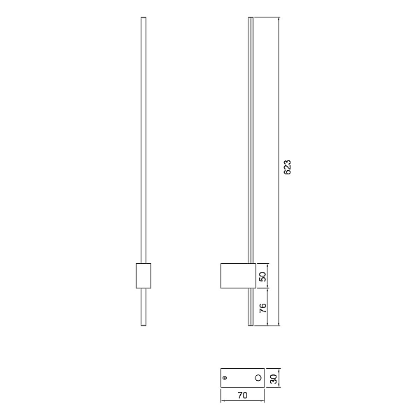 Настенный светильник Maytoni Technical Pars C070WL-L6GB3K