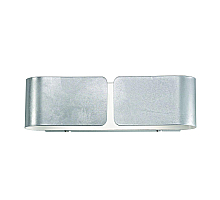 Настенный светильник Ideal Lux Clip AP2 Small Argento 088273
