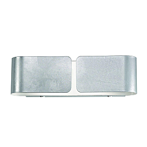 Настенный светильник Ideal Lux Clip AP2 Small Argento 088273