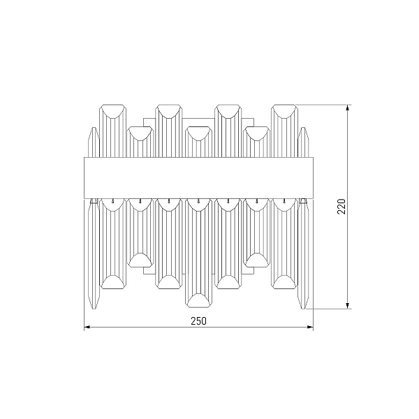 Настенный светильник Bogates Sparkle 418/1 a067819