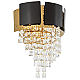Настенный светильник Lumina Deco LDW 7045-2 BK+GD