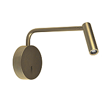 Настенный светильник Arlight SP-VERDI-LONG-WALL-3W Warm3000 (BR, 20 deg, 230V) (IP20 Металл) 058490