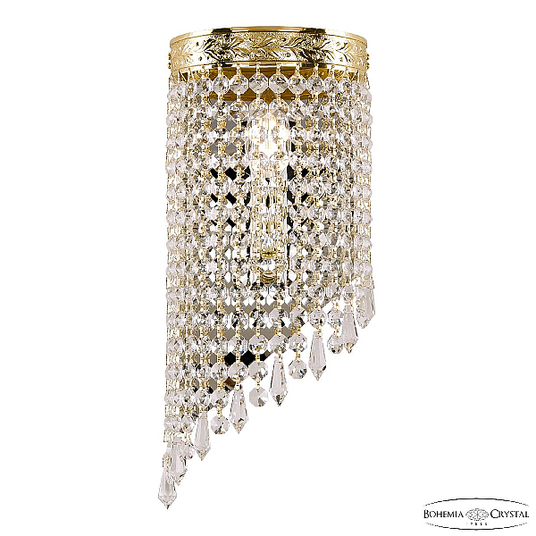 Настенный светильник Bohemia Ivele Crystal 83401BL/15IV-33 G Drops