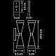 Настенный светильник Lightstar Punto 807624