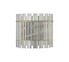 Настенный светильник Crystal Lux AURELIO AP2 GOLD+CHROME/TRANSPARENT