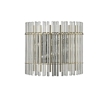 Настенный светильник Crystal Lux AURELIO AP2 GOLD+CHROME/TRANSPARENT