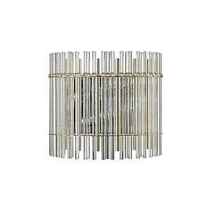 Настенный светильник Crystal Lux AURELIO AP2 GOLD+CHROME/TRANSPARENT