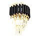 Настенный светильник Lumina Deco Funneli LDW 6003-2 BK+F.GD