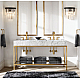 Настенный светильник Delight Collection 1920s Odeon KR0387W-2B black/clear