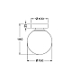Настенный светильник Maytoni Basic form MOD321WL-01B