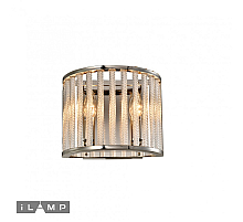Настенный светильник iLamp Qeens W9501-2 Nickel