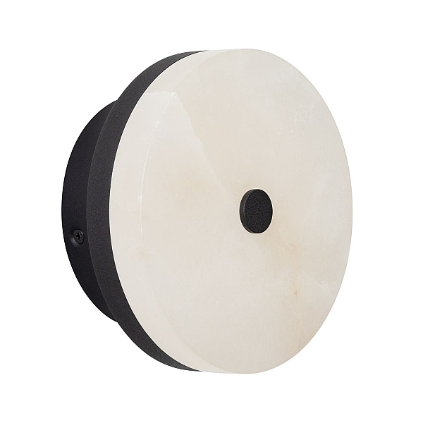 Настенный светильник Arlight SP-MENTA-WALL-R165-12W Warm2700 (BK, 130 deg, 230V) (IP20, Мрамор) 061700