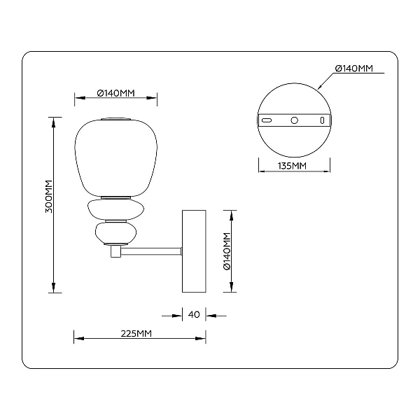 Настенный светильник Ambrella Light HIGH LIGHT LH53168