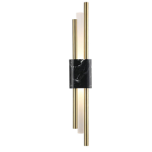 Настенный светильник Crystal Lux CARTA AP6W LED BLACK/BRASS