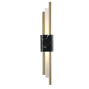 Настенный светильник Crystal Lux CARTA AP6W LED BLACK/BRASS