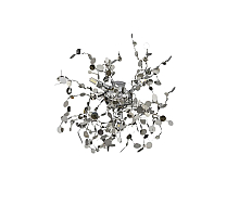 Настенный светильник Crystal Lux GARDEN AP-PL3 D400 CHROME