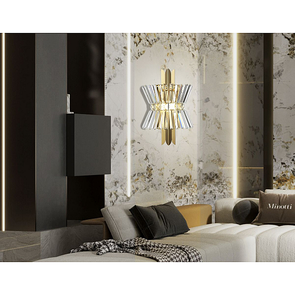 Настенный светильник с хрусталем Ambrella light High Light LH41029
