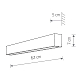 Настенный светильник Nowodvorski Straight Wall Led S 7565